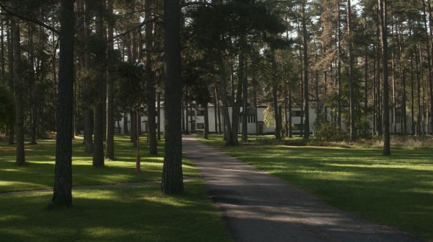 Sanatorium v krajině.