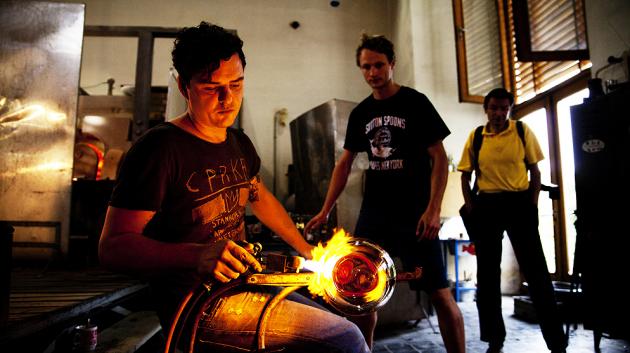Summer Glassmaking Workshop in Železný Brod, autumn 2014