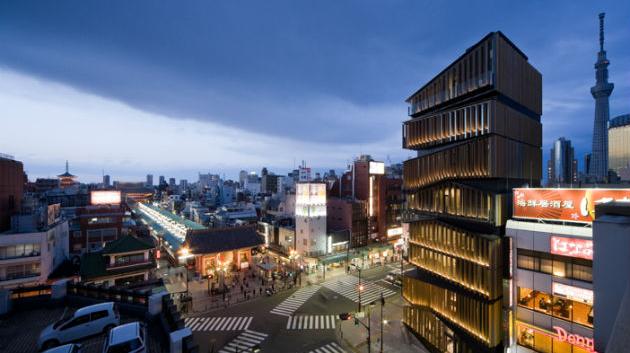 Turistické informační centrum Asakusa v Tokiu je současnou ikonou tvorby ateliéru