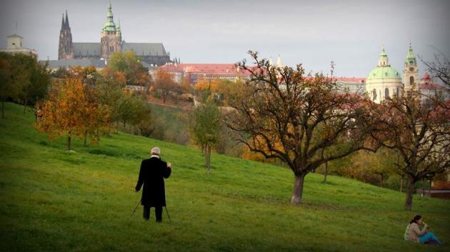Petřínský kopec a čerstvý vzduch (foto: Tereza Simandlová)
